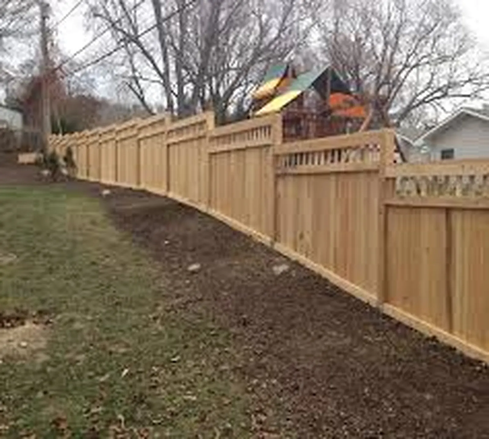 Wood Fence project by Excalibur Fence and Iron Works