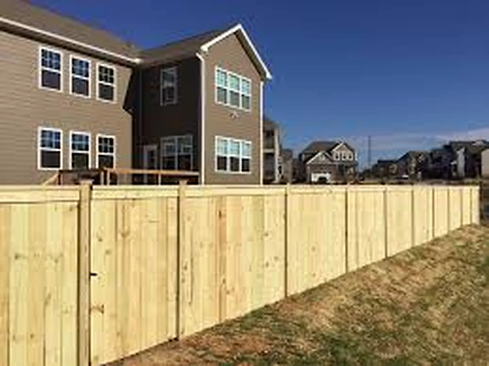 Wood Fence project by Excalibur Fence and Iron Works