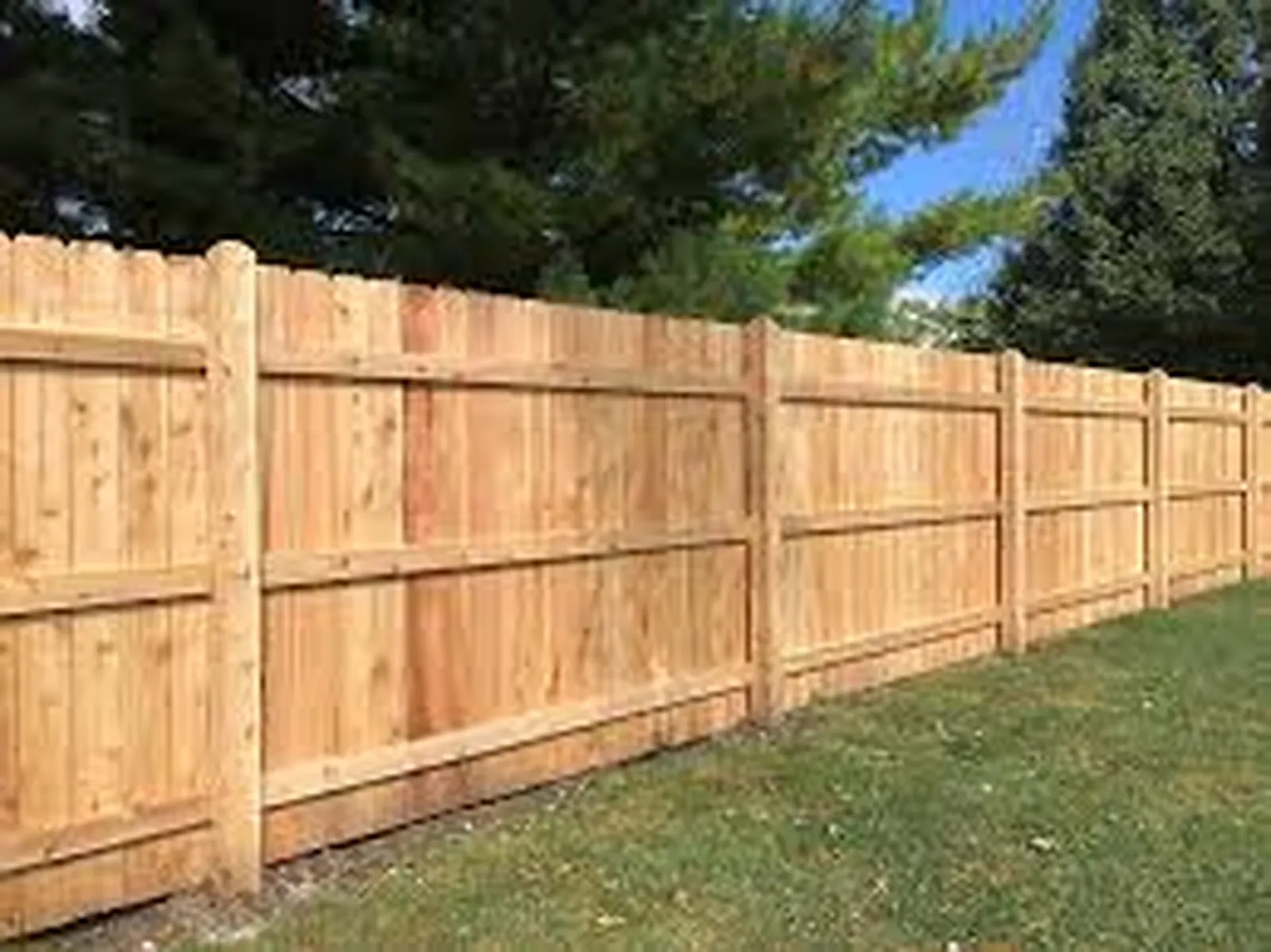 Wood Fence project by Excalibur Fence and Iron Works